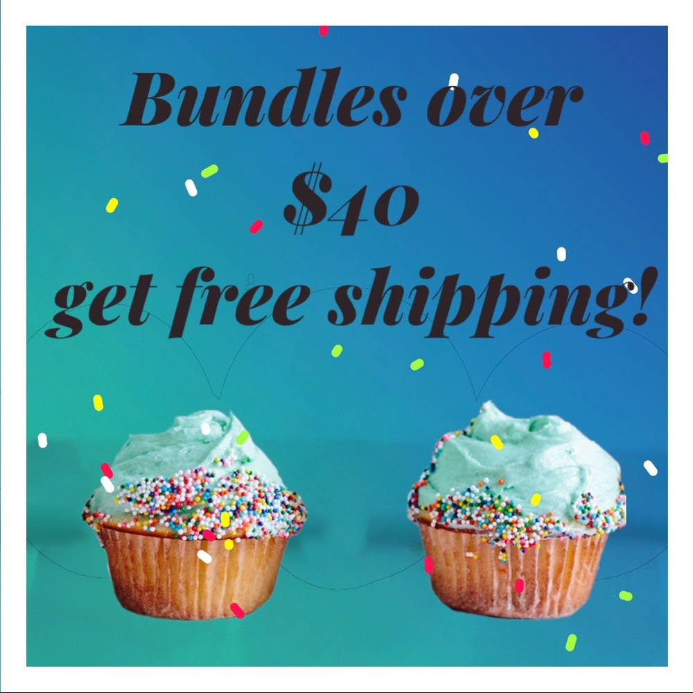 Bundles totaling >$40 get the 20% bundle discount AND FREE SHIPPING!!